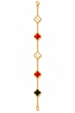 Yellow Multicolor Clover Bracelet