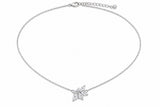 White Cluster Necklace