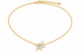 Yellow Cluster Necklace