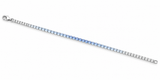 White Ombre Light Blue Tennis Braclet